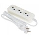 Сетевой удлинитель Buro BU-PSL3.1/W 1.5м (3 розетки) белый (пакет ПЭ)