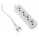 Сетевой удлинитель Buro BU-PSL4.1/W 1.5м (4 розетки) белый (пакет ПЭ)