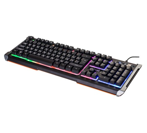 Клавиатура Оклик 710G BLACK DEATH черный/серый USB Multimedia for gamer LED Клавиатура Оклик 710G BLACK DEATH черный/серый USB Multimedia for gamer LED