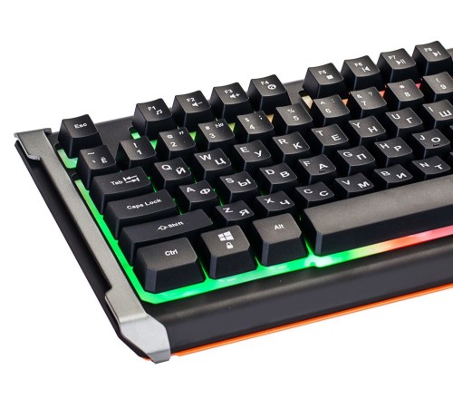 Клавиатура Оклик 710G BLACK DEATH черный/серый USB Multimedia for gamer LED Клавиатура Оклик 710G BLACK DEATH черный/серый USB Multimedia for gamer LED
