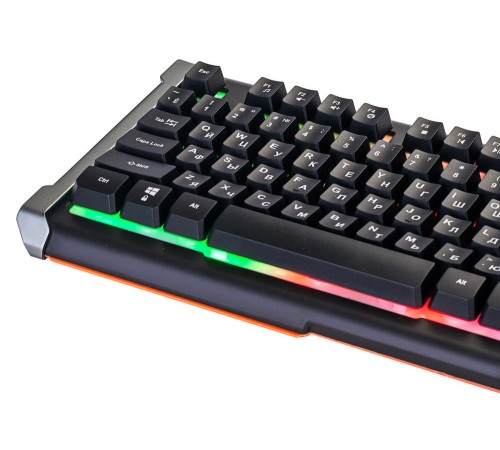 Клавиатура Оклик 710G BLACK DEATH черный/серый USB Multimedia for gamer LED Клавиатура Оклик 710G BLACK DEATH черный/серый USB Multimedia for gamer LED