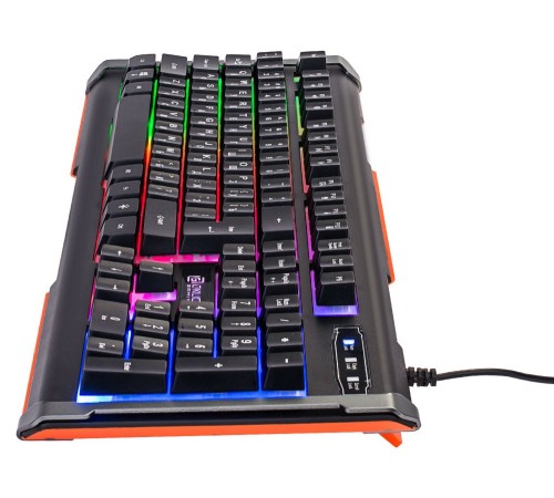 Клавиатура Оклик 710G BLACK DEATH черный/серый USB Multimedia for gamer LED Клавиатура Оклик 710G BLACK DEATH черный/серый USB Multimedia for gamer LED