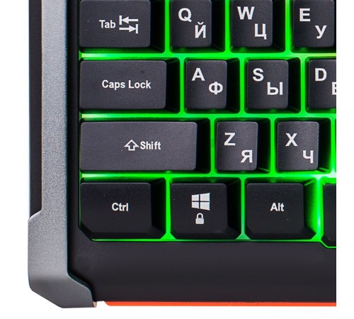 Клавиатура Оклик 710G BLACK DEATH черный/серый USB Multimedia for gamer LED Клавиатура Оклик 710G BLACK DEATH черный/серый USB Multimedia for gamer LED