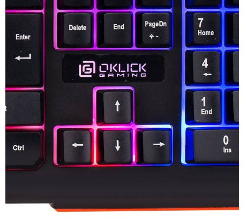 Клавиатура Оклик 710G BLACK DEATH черный/серый USB Multimedia for gamer LED Клавиатура Оклик 710G BLACK DEATH черный/серый USB Multimedia for gamer LED