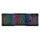 Клавиатура Оклик 717G BLACK DEATH черный/серый USB Multimedia for gamer LED