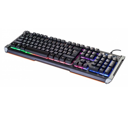 Клавиатура Оклик 717G BLACK DEATH черный/серый USB Multimedia for gamer LED Клавиатура Оклик 717G BLACK DEATH черный/серый USB Multimedia for gamer LED