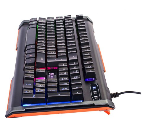 Клавиатура Оклик 717G BLACK DEATH черный/серый USB Multimedia for gamer LED Клавиатура Оклик 717G BLACK DEATH черный/серый USB Multimedia for gamer LED