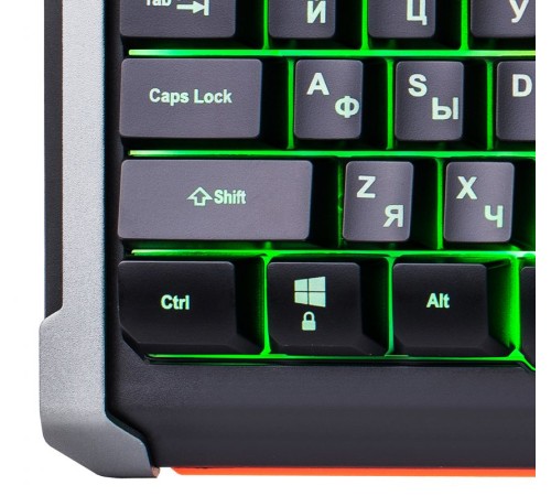 Клавиатура Оклик 717G BLACK DEATH черный/серый USB Multimedia for gamer LED Клавиатура Оклик 717G BLACK DEATH черный/серый USB Multimedia for gamer LED