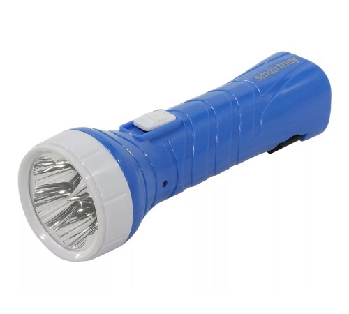 Smartbuy SBF-99-B Аккумуляторный Светодиодный фонарь 5 LED с прямой зарядкой синий