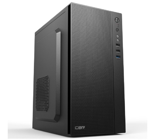 CBR PCC-MATX-MX12-WPSU Корпус mATX Minitower MX12, без БП, 1*USB 3.0, 2*USB 2.0, HD Audio+Mic, Black