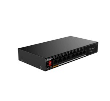 DAHUA DH-SG1008LP 8-портовый гигабитный неуправляемый коммутатор c PoE, 8xRJ45 1Gb, суммарно до 60Вт, коммутационная ёмкость 20 Гбит/с, передача пакетов 11.9 Мпак/с, таблица МАС-адресов 8K, металл