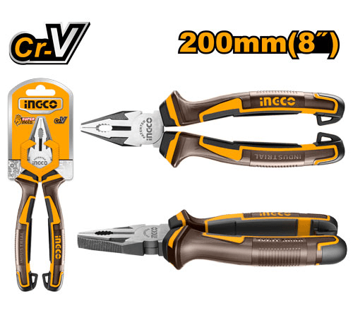 Плоскогубцы Ingco HCP28208 Размер:8"/200мм,Cr-V