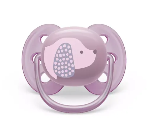 Пустышка ultra soft, собачка, 6-18 мес., 1 шт. Philips Пустышка ultra soft, собачка, 6-18 мес., 1 шт. (SCF092/05)