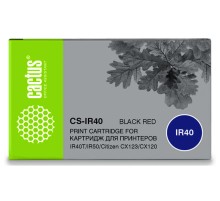 Картридж матричный Cactus CS-IR40 черный/красный для Citizen IR40T/IR50 CX123/CX120
