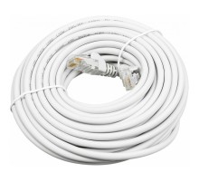Патч-корд Lanmaster LAN-PC45/U5E-5.0-WH вилка RJ-45-вилка RJ-45 кат.5е 5м белый LSZH (уп.:1шт)