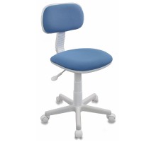 Кресло детское Бюрократ CH-W201NX голубой 26-24 крестовина пластик пластик белый
