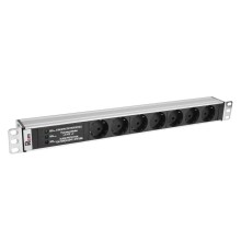 Блок распределения питания Rem Rem-10 R-10-7S-FI-440-Z гор.размещ. 7xSchuko базовые 10A без вилки