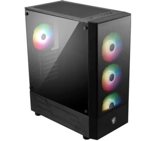 Корпус MidiTower MSI MAG FORGE 112R (ATX, 2xUSB 3.2, 4x120mm ARGB Fan, Front metal MESH, TG) (306-7G16X23-809)