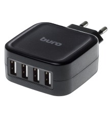 Сетевое зар./устр. Buro TJ-286B Smart 5A универсальное черный (TJ-286B)