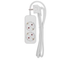 Rexant 13-4005 Удлинитель STANDARD 2 гнезда, 5м, 3х1,0мм?, с/з, белый