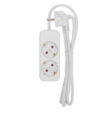 Rexant 13-4005 Удлинитель STANDARD 2 гнезда, 5м, 3х1,0мм?, с/з, белый