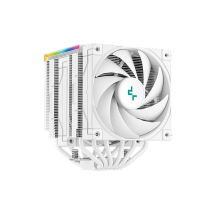 Кулер для процессора DEEPCOOL AK620 DIGITAL WH LGA20XX/1700/1200/115X/AM5/AM4 (8шт/кор, TDP 260W, PWM, DUAL Fan 120mm, 6 тепл. трубок, ARGB, белый) RET (AK620 DIGITAL WH)