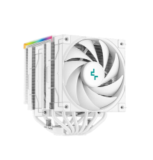 Кулер для процессора DEEPCOOL AK620 DIGITAL WH LGA20XX/1700/1200/115X/AM5/AM4 (8шт/кор, TDP 260W, PWM, DUAL Fan 120mm, 6 тепл. трубок, ARGB, белый) RET (AK620 DIGITAL WH)