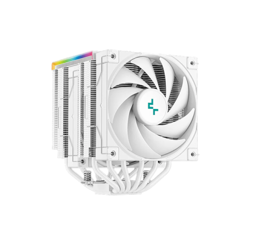 Кулер для процессора DEEPCOOL AK620 DIGITAL WH LGA20XX/1700/1200/115X/AM5/AM4 (8шт/кор, TDP 260W, PWM, DUAL Fan 120mm, 6 тепл. трубок, ARGB, белый) RET (AK620 DIGITAL WH) Кулер для процессора DEEPCOOL AK620 DIGITAL WH LGA20XX/1700/1200/115X/AM5/AM4 (8шт/кор, TDP 260W, PWM, DUAL Fan 120mm, 6 тепл. трубок, ARGB, белый) RET (AK620 DIGITAL WH)
