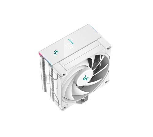 Кулер для процессора DEEPCOOL AK400 DIGITAL WH LGA1700/1200/115X/AM5/AM4 (18шт/кор, TDP 260W, PWM, Fan 120mm, 4 тепл. трубки, ARGB, белый) RET (AK400 DIGITAL WH) Кулер для процессора DEEPCOOL AK400 DIGITAL WH LGA1700/1200/115X/AM5/AM4 (18шт/кор, TDP 260W, PWM, Fan 120mm, 4 тепл. трубки, ARGB, белый) RET (AK400 DIGITAL WH)