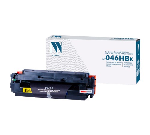 NV Print Cartridge 046H BK Картридж  для Canon LBP-653/654/MF732/734/735, Bk, 6,3K