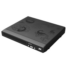 Плеер DVD Hyundai H-DVD120 черный ПДУ