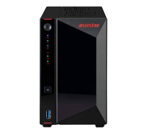 Cетевое хранилище ASUSTOR AS5402T 2-Bay NAS/Media player/Intel Celeron N5105 2.0GHz up to 2.9GHz, 4GB SO-DIMM DDR4, noHDD(HDD,SSD),/2x 2,5Gb (LAN)/3xUSB3.2,HDMI; 90IX01R1-BW3S20 (AS5402T)