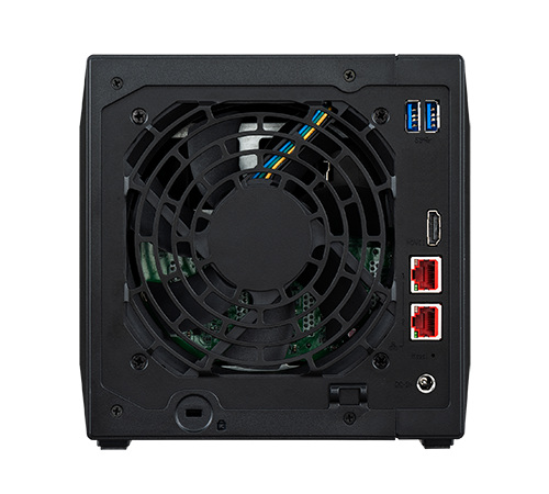 Cетевое хранилище ASUSTOR AS5404T 2-Bay NAS/Media player/Intel Celeron N5105 2.0GHz up to 2.9GHz, 4GB SO-DIMM DDR4, noHDD(HDD,SSD),/2x 2,5Gb (LAN)/3xUSB3.2,HDMI; 90IX01R1-BW3S40 (AS5404T)