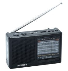 Радиоприемник портативный Hyundai H-PSR140 черный USB microSD