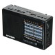 Радиоприемник портативный Hyundai H-PSR140 черный USB microSD
