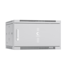 Cabeus SH-05F-6U60/35m Шкаф телекоммуникационный настенный 19" 6U 600x350x368mm (ШхГхВ) дверь металл, цвет серый (RAL 7035) (SH-05F-6U60/35m)