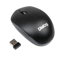 Мышь MROC-13U Dialog Comfort RF 2.4G Optical - 3 кнопки + ролик прокрутки, USB, черная