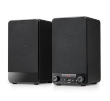 Dialog Jazz AJ-13 BLACK - акустические колонки 2.0, 2*15W RMS, Bluetooth, FM, USB+microSD reader