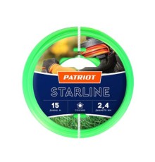 Леска для садовых триммеров Patriot Starline d=2.4мм L=15м (805201061)
