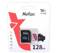 Флеш карта microSDXC 128Gb Netac (NT02P500ECO-128G-R)