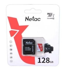 Флеш карта microSDXC 128Gb Netac (NT02P500ECO-128G-R)