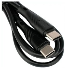 Кабель USB2.0 Cablexpert Type-C/Type-C, Classic 0.1, 3A, 60Вт, PD/QC3.0, медь, 1м, черный, коробка