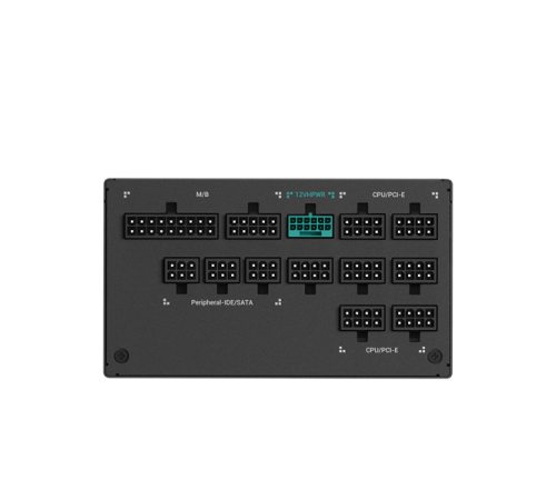 Блок питания Deepcool PX1300P (ATX 3.0, 1300W, Full Cable Management, PWM 120mm fan, Active PFC, 80+ PLATINUM, Gen5 PCIe) RET (PX1300P)