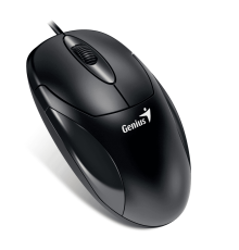 Genius Мышь XScroll V3 black { USB, G5 optical 1000dpi, подходит под обе руки } [31010233100/31010021400]