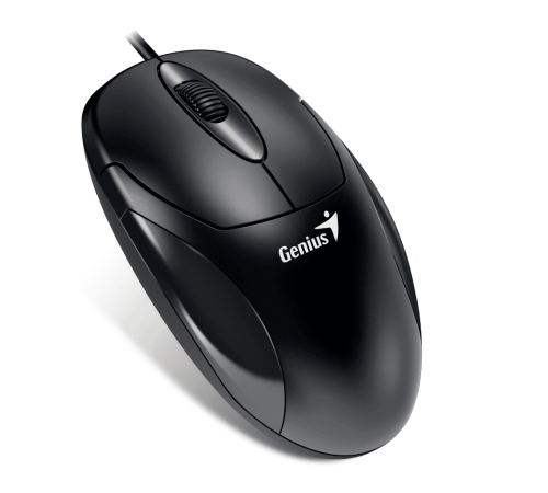 Genius Мышь XScroll V3 black { USB, G5 optical 1000dpi, подходит под обе руки } [31010233100/31010021400]