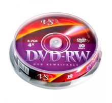 Диски VS DVD-RW 4,7 GB 4x CB/10