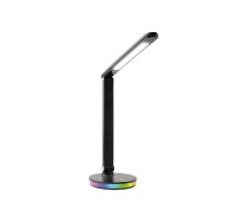 Ultraflash UF-822 C02 черный (Led, светильник настольный, 7Вт, димм., 3 цвет.темп., RGB ночник)