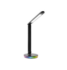 Ultraflash UF-822 C02 черный (Led, светильник настольный, 7Вт, димм., 3 цвет.темп., RGB ночник)