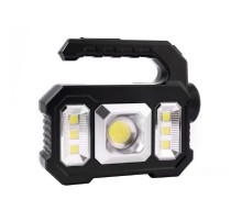 Ultraflash LED51526 (фонарь акк 4В, черн., 1LED+COB+6xSMD, 3 Вт, 4 реж, Micro USB, бокс)