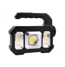 Ultraflash LED51526 (фонарь акк 4В, черн., 1LED+COB+6xSMD, 3 Вт, 4 реж, Micro USB, бокс)